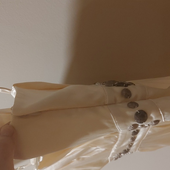 Marciano Women's Embellished Silk Dress - Picture 7 of 9